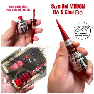 [ Siêu Hot ] Sơn Gel Mxbon 6 Màu Đỏ Chính Hãng