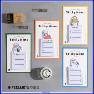 Giấy note Sticky Memo Girl