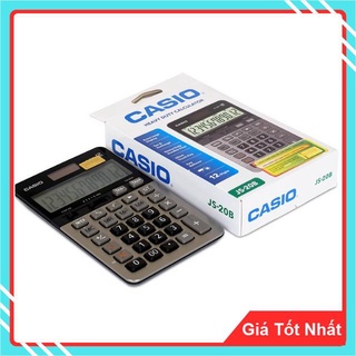 Máy Tính Để Bàn Casio JS-20B Bitex- Màn Hình Lớn Hiển Thị Tới 12 Chữ Số, Có Trang Bị Bộ Nhớ Đệm