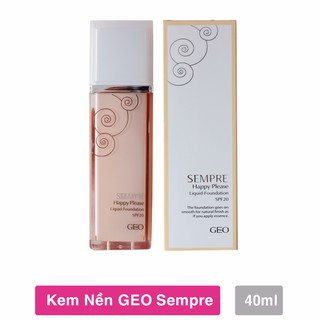 Kem Lót Geo Sempre Happy Please Liquid Foundation 30ml