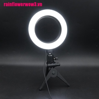 Đèn LED Tròn 6 "Hỗ Trợ Chụp Ảnh / Live Có Thể Điều Chỉnh