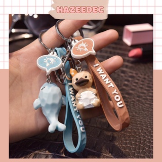 Móc khóa Khủng Long dễ thương, cute, móc đôi - Ảnh Thật