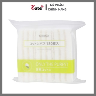 Bông Tẩy Trang Miniso Only The Purest 180 Miếng