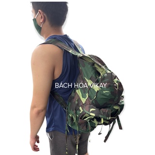 Ba lô xanh rêu rằn ri lính nam