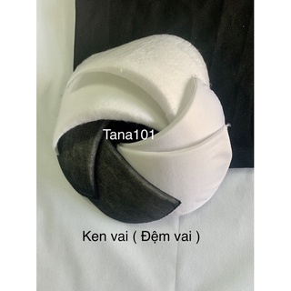 Đệm vai ( Ken vai) áo sơ mi; váy; áo vét nam nữ trắng và đen.