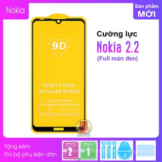 Cường Lực 9D Cho Nokia 2.2 Full Keo Thế Hệ Mới