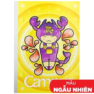 Vở 12 Cung Hoàng Đạo - B5 Kẻ Ngang Có Chấm 120 Trang ĐL 70g/m2 - Campus NB-BSMA120 (Mẫu Màu Giao Ngẫu Nhiên)
