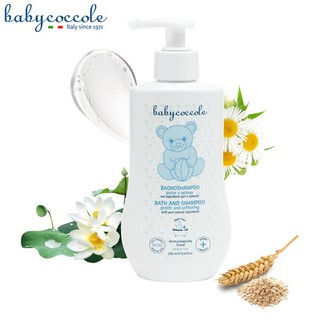 Sữa tắm gội chiết xuất hoa sen Babycoccole 0m+