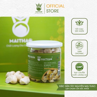 Nhân hạt macca vùng Cao Nguyên Lâm Đồng - Mai Thao 200g size 22-27, hạt vỡ đôi