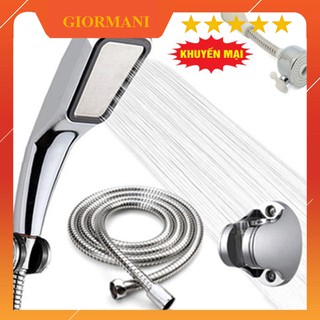 Sen tắm, Bộ vòi hoa sen tăng áp Giomani tặng kèm đầu vòi rửa tăng áp VHS05-DV03