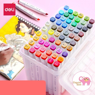 Bút màu marker 2 đầu Deli