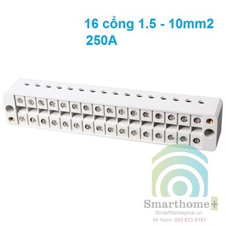 Cầu Đấu Dây Điện 16 Cổng FJ16