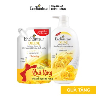 [HB Gift] Sữa tắm Enchanteur Charming 650gr + Tặng Túi Sữa tắm 200gr