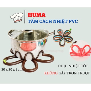 Miếng Lót Nồi Silicon Hình Hoa Cách Nhiệt, Chống Trơn Trượt