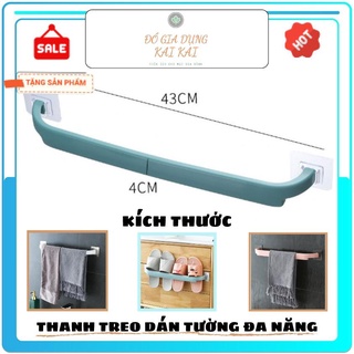 Giá treo khăn nhà tắm dán tường, Thanh treo khăn nhà tắm siêu chắc chắn, Đồ gia dụng thông minh không cần khoan đục