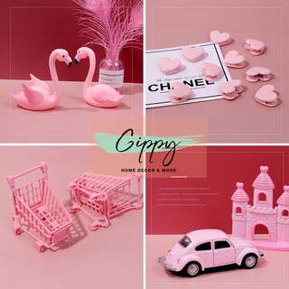 Phụ kiện màu hồng cute, chụp mỹ phẩm, trang sức - Phụ kiện trang trí - Gippy Decor