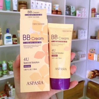 KEM NỀN BB CREAM COLLAGEN &amp; LUXURY GOLD Aspasia 50ml Nội Địa Hàn