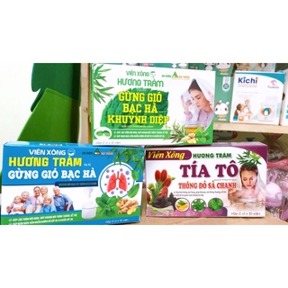 [Hàng sẵn]VIÊN XÔNG HƯƠNG TRÀM , BẠC HÀ, KHUYNH DIỆP, NGẢI CỨU, THÔNG ĐỎ, TÍA TÔ, GỪNG GIÓ