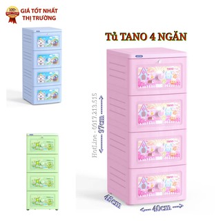 Tủ nhựa duy tân TANO 4 Ngăn