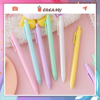 Bút bi nước mực gel CREAMY, bút bi cute mực đen ngòi 0.5mm màu macaron dễ thương BBG04