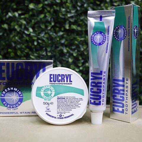 Bột tẩy trắng răng EUCRYL ANH