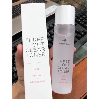GOODNDOC THREE OUT CLEAR TONER - Nước hoa hồng GoodnDoc Three Out Clear làm dịu da