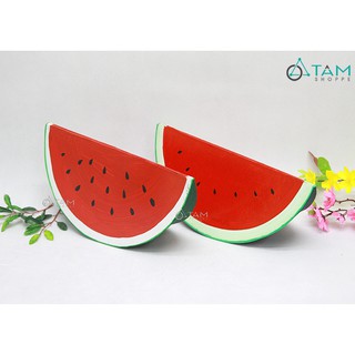 [VẼ TAY SƠN MÀU - Y NHƯ THẬT] Lát dưa hấu mô hình trang trí