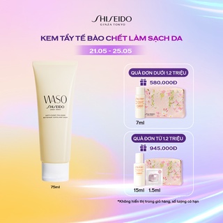 [Mã COSSD5 giảm 10% đơn 600K] Kem tẩy tế bào chết Shiseido WASO Soft+Cushy Polisher 75ml