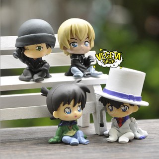 Mô hình Conan teo nhỏ - Mô hình Conan - Trọn bộ Shinichi Kaito Kid Amuro Suichi Akai Haibara Ai Gin Amuro Hattori