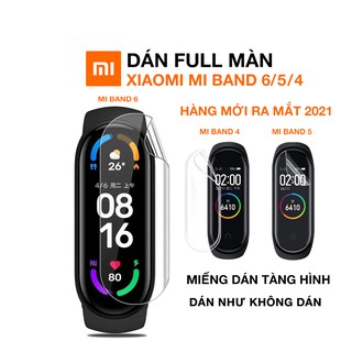 Dán màn Mi Band 6 - Mi Band 5 - Mi Band 4 full màn hình - tàng hình vô cực bản 2021