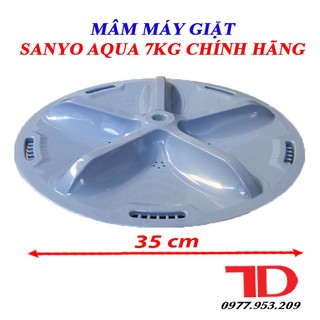 Mâm Máy Giặt SANYO AQUA 7KG 35cm màu xanh hàng hãng