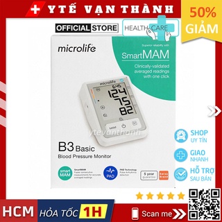 ✅ [CHÍNH HÃNG] Máy Đo Huyết Áp Bắp Tay- Microlife B3 Basic -VT0426