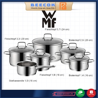 Bộ nồi WMF Astoria 6 món nắp vung kính