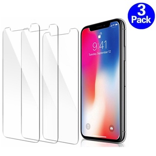 3 Pack Apple iPhone 11 12 13 Pro Max Half Frame Screen Glass Protector iPhone X XR XS Max 7 8 6 6s Plus