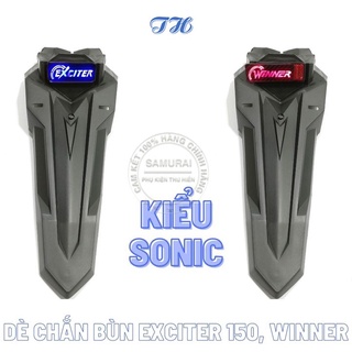 Dè chắn bùn sau xe exciter 150, winner kiểu sonic kèm đèn led gắn dè loại đặc biệt