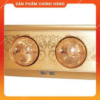 [Hỏa tốc 1 giờ] [FREESHIP] Đèn sưởi 2 bóng Heizen có điều khiển từ xa HE-2BR- Hàng cao cấp chính hãng Huy Anh