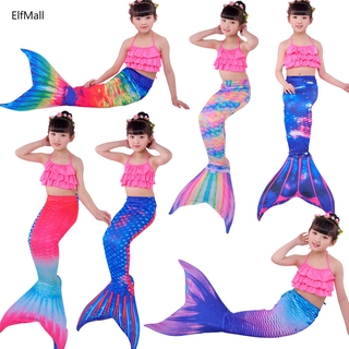 Set Đồ Bơi 3 Món Đuôi Nàng Tiên Cá Cho Bé Gái 3-10 Tuổi