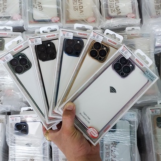 Ốp lưng Sulada nhám viền màu bảo vệ camera cho iPhone 13 Mini, 13, 13 Pro, 13 Pro Max mỏng nhẹ cực kỳ đẹp sang trọn