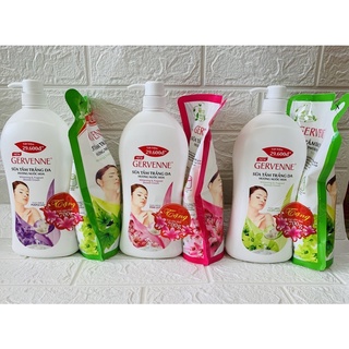Sữa Tắm Trắng Da Gervenne 1,2 Lít ( Tặng Túi 700g)