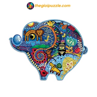 Bộ Xếp Hình Gỗ Thegioipuzzle Ghép Hình Puzzle- Con Voi