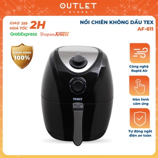 [Mã SKAMSALE03 giảm 10% đơn 200k] Nồi Chiên Không Dầu Texet AF-611 Dung Tích 3.2L
