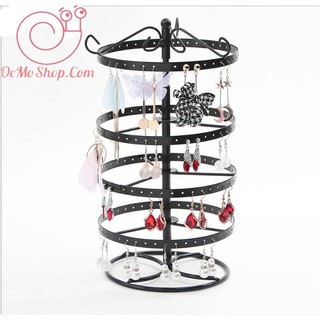 Khung treo bông tai xoay cao cấp 164 lỗ loại tròn