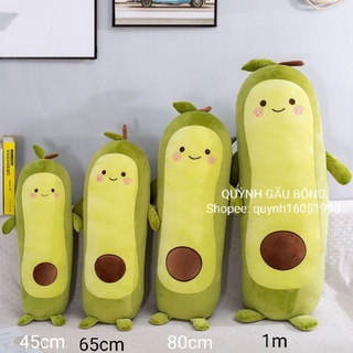 Gấu bông bơ dài 45-60cm, gối ôm nhồi bông