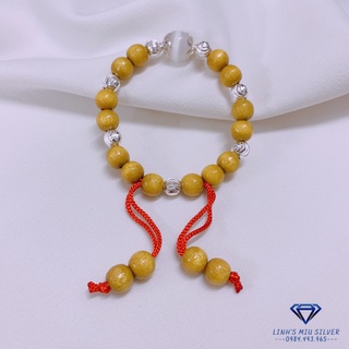 Vòng dâu tằm bé trai - LINH'S MIU SILVER