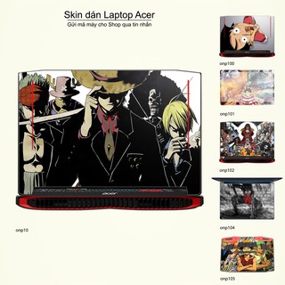 Skin dán Laptop Acer in hình One Piece nhiều mẫu 10 (inbox mã máy cho Shop)