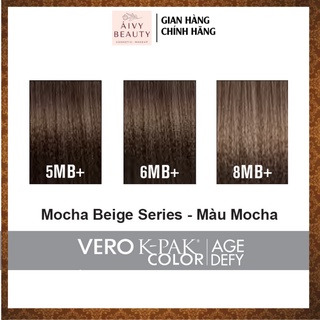 Mocha Beige Series MB - Màu nhuộm phủ bạc thời trang JOICO Vero K-Pak Color Age Defy (Tông màu nâu Sô cô la )