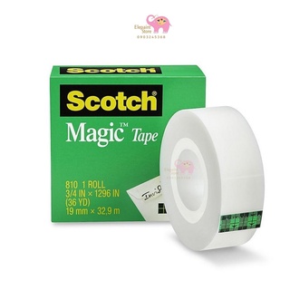Băng keo tàng hình Scotch Magic 3M 810 3/4 in/ Băng keo dán tiền rách