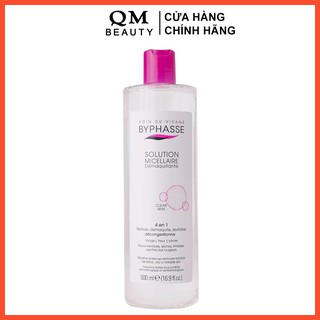 Nước tẩy trang Byphasse 500ml Solution Micellaire Face mẫu mới 2020