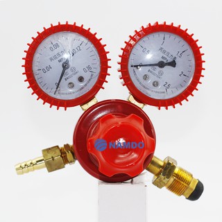 Đồng hồ điều chỉnh áp suất khí gas có 2 mặt đồng hồ