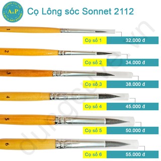 Cọ Sonnet Lông Sóc 2112